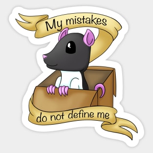 My Mistakes Do Not Define Me Sticker